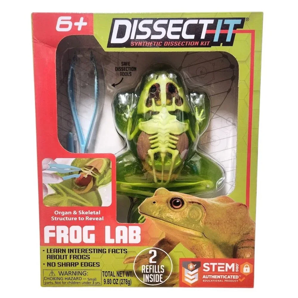 NEW Dissect-it Synthetic Lab Dissection Toy STEM KIT CRAFT Project Frog Biology